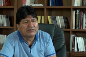 Evo Morales durante su programa dominical 'Evo es Pueblo'