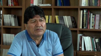 Evo Morales durante su programa dominical 'Evo es Pueblo'