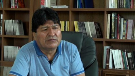 Evo Morales durante su programa dominical 'Evo es Pueblo'