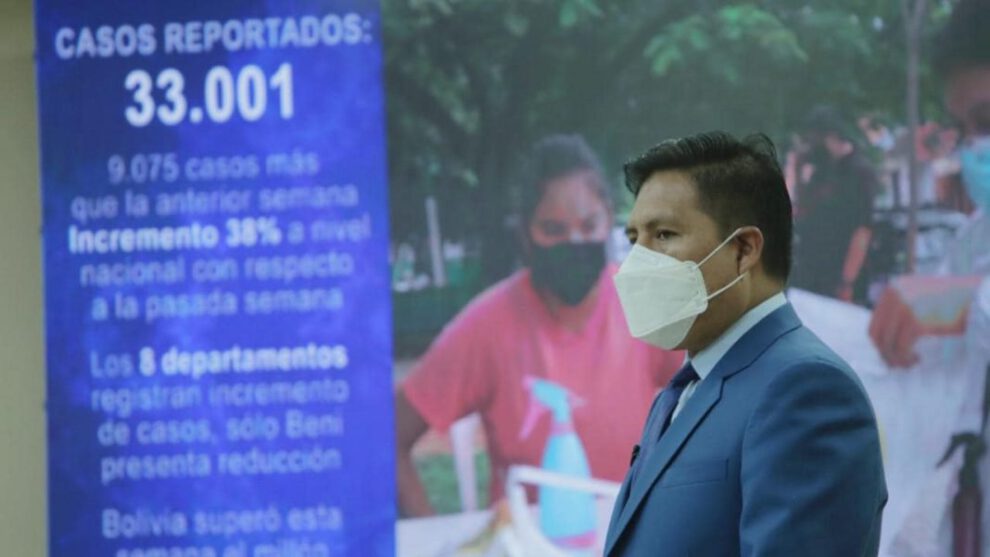 Covid-19 en Bolivia reporta la semana con más contagios