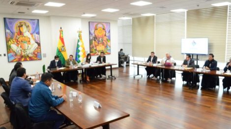 Censo 2023 con el Presidente Luis Arce y Alcaldes de ciudades capitales de Bolivia