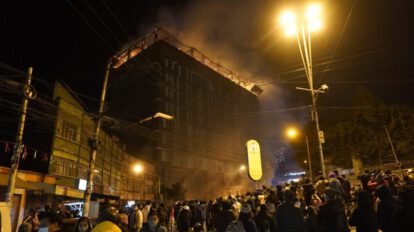 Incendio Mall Gran Vía en La Paz