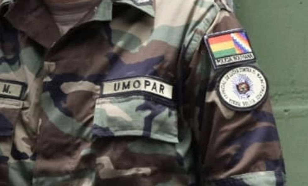 Incautación de droga en Cochabamba