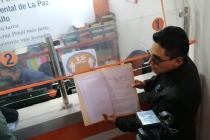Denuncia por violencia política presentada por Eva Copa