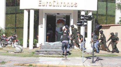 Asalto a la joyería Eurochronos en Santa Cruz