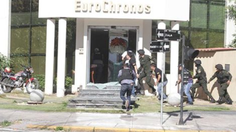 Asalto a la joyería Eurochronos en Santa Cruz