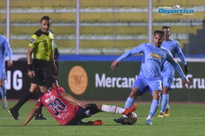 Decisiones arbitrales en el partido entre Bolívar y Wilstermann