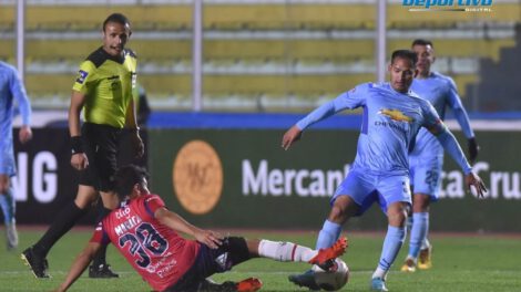 Decisiones arbitrales en el partido entre Bolívar y Wilstermann
