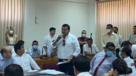 Johnny Fernández en su intervención sobre el Censo de Población