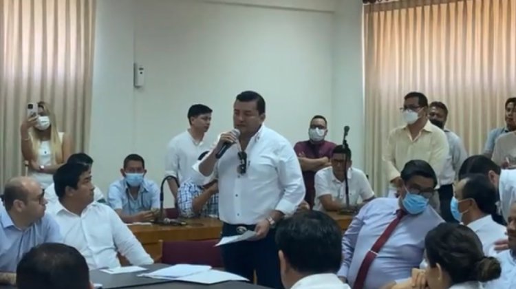 Johnny Fernández en su intervención sobre el Censo de Población