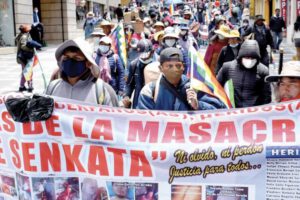 Juicios políticos golpe de Estado en el caso de Senkata y Sacaba