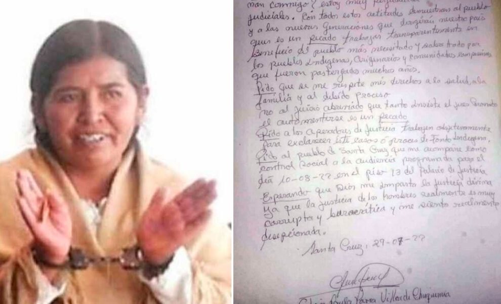 Elvira Parra reclama retardación de justicia en su caso