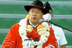 Luis Arce en Quillacollo