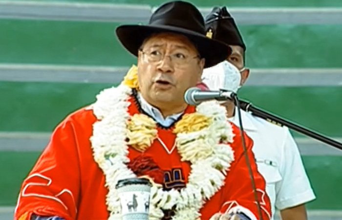 Luis Arce en Quillacollo