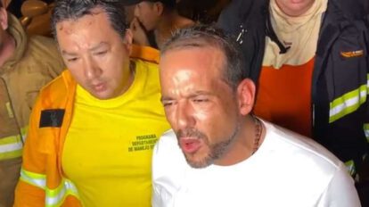 Camacho abucheado en incendio del mercado Mutualista