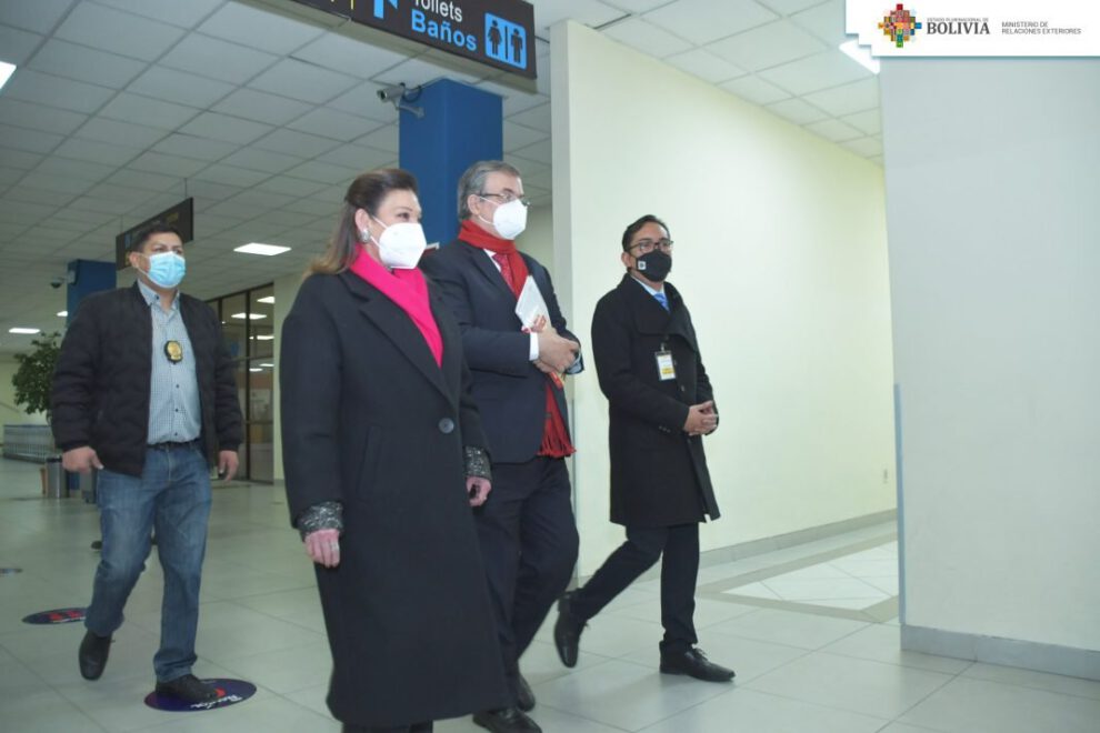 Canciller mexicano en Bolivia
