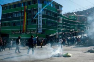 Cocaleros de Adepcoca en conflicto