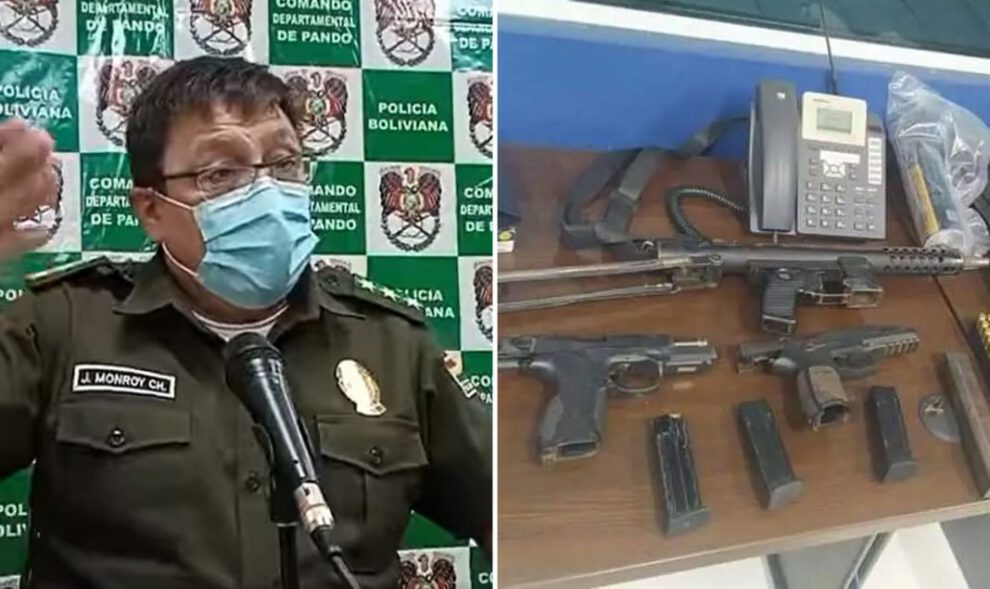 Policía Boliviana aclara la situación del teniente detenido con armas