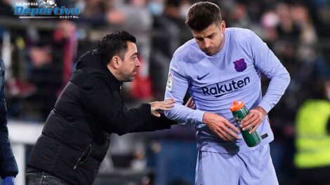 Gerard Piqué no recibe toda la confianza necesaria del entrenador Xavi Hernández