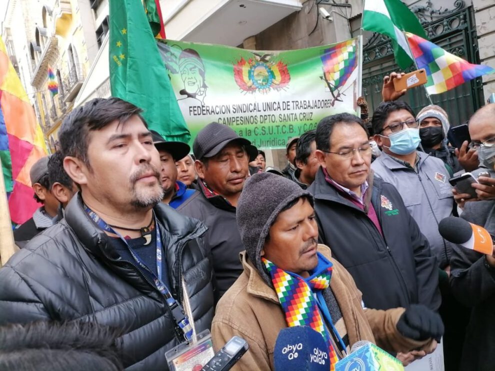 Campesinos de Santa Cruz declaran cuarto intermedio a las movilizaciones