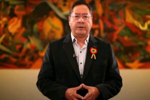 Economía de Bolivia según Luis Arce en el Día de la Independencia