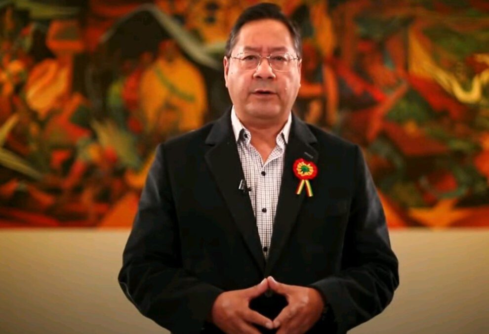Economía de Bolivia según Luis Arce en el Día de la Independencia