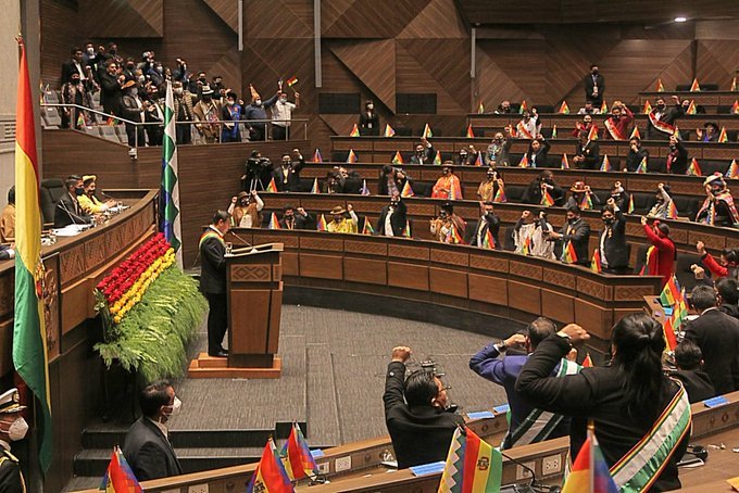 Discurso de Arce sobre la Independencia de Bolivia