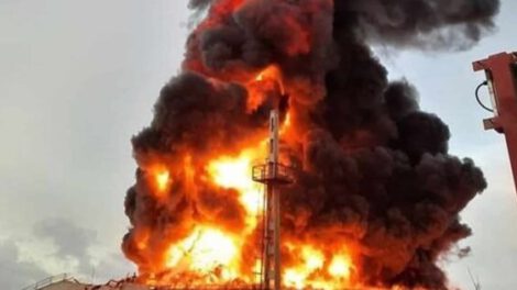 Incendio en Matanzas, Cuba