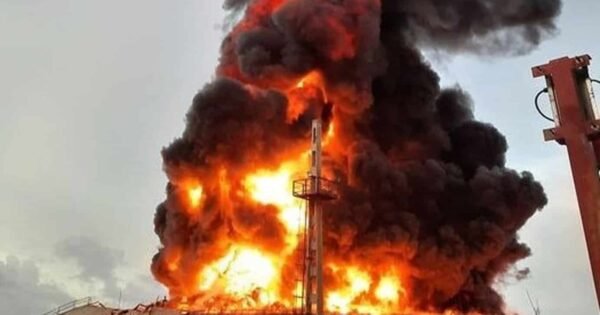 Incendio en Matanzas, Cuba