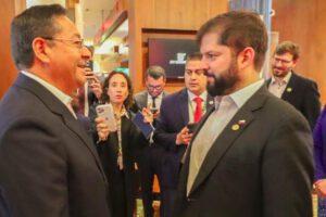 Fortalecimiento del comercio con Chile entre Luis Arce y Gabriel Boric