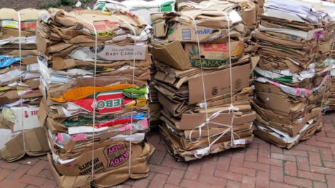 Feria del Reciclaje de Papel y Cartón en Oruro