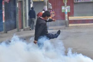 Conflicto de Adepcoca en La Paz