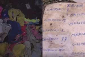 Hallan prendas íntimas en Santa Cruz