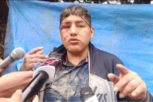 Joven ofrendado como sullu