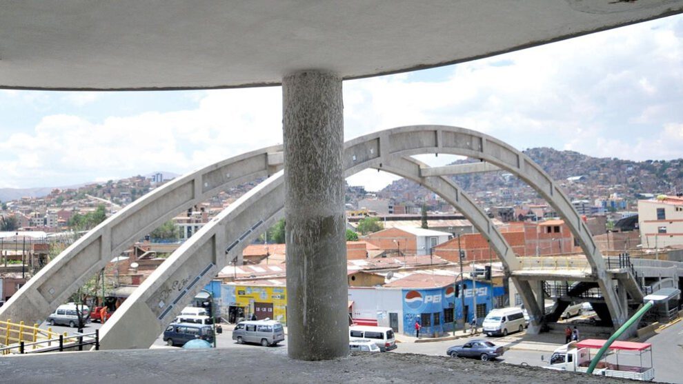Colapso del puente en Cochabamba