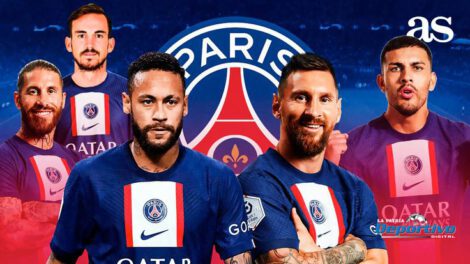 Messi y Ramos en el PSG