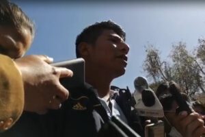 Marcha por paz en Villa El Carmen convocada por Arnold Alanez