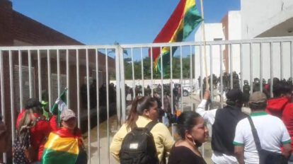 Carlos A.A. aprehendido en posesión de explosivos durante el paro de 48 horas en Santa Cruz