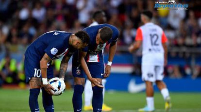 Mbappé y Neymar en el PSG