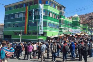 Cocaleros de Adepcoca exigen el cierre del mercado paralelo en La Paz