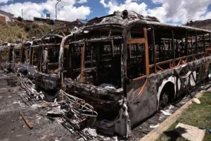 Proceso penal quema buses PumaKatari en La Paz