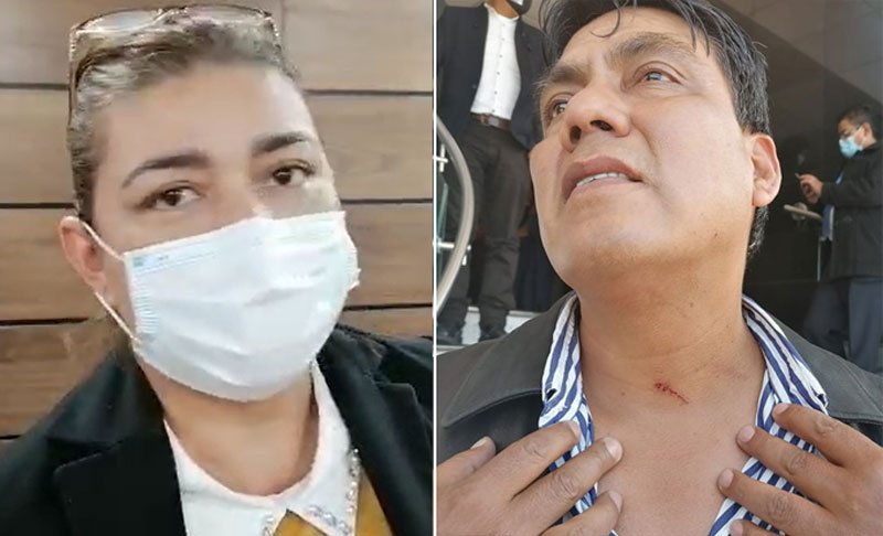 Imputan a legisladora de Creemos por lesiones a diputado del MAS