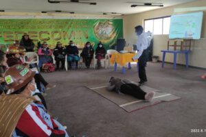 Mujeres cooperativistas reciben capacitaciones sobre salud y seguridad en el trabajo