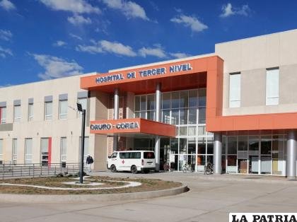 Planta generadora de oxígeno en el Hospital Oruro-Corea