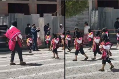 Niños con armas de juguete en El Alto