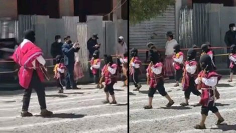 Niños con armas de juguete en El Alto