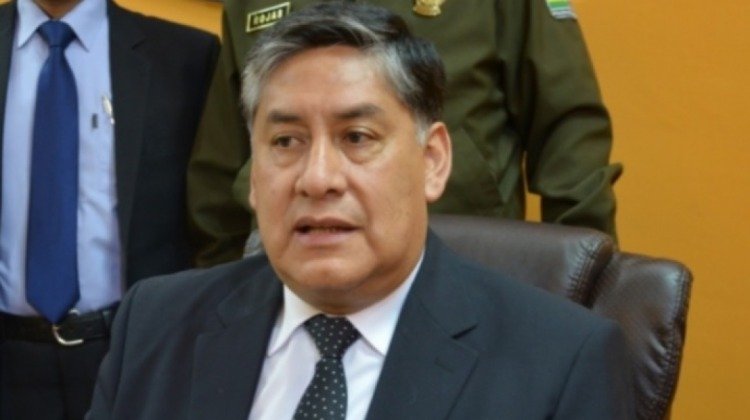 Fiscal General Juan Lanchipa en conferencia