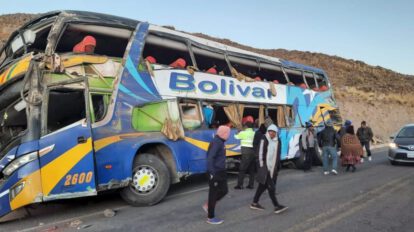 Accidente de bus en Ventilla