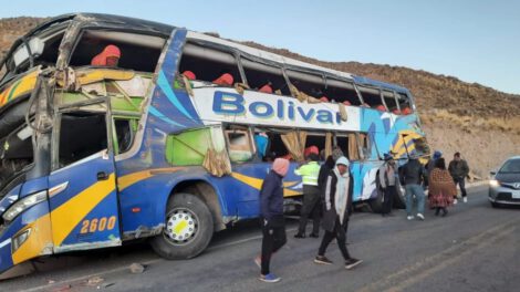 Accidente de bus en Ventilla