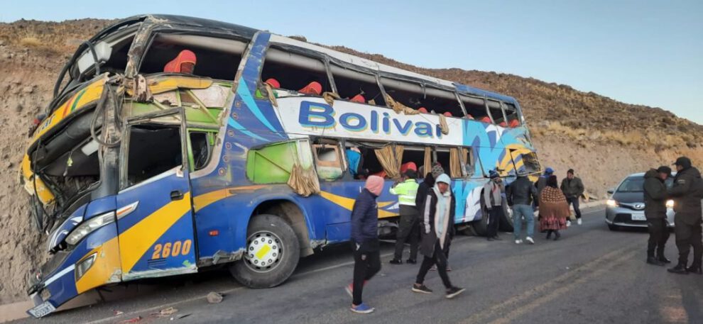 Accidente de bus en Ventilla